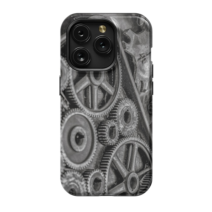 iPhone 15 Pro StrongFit Steampunk Gear by Andrea Haase