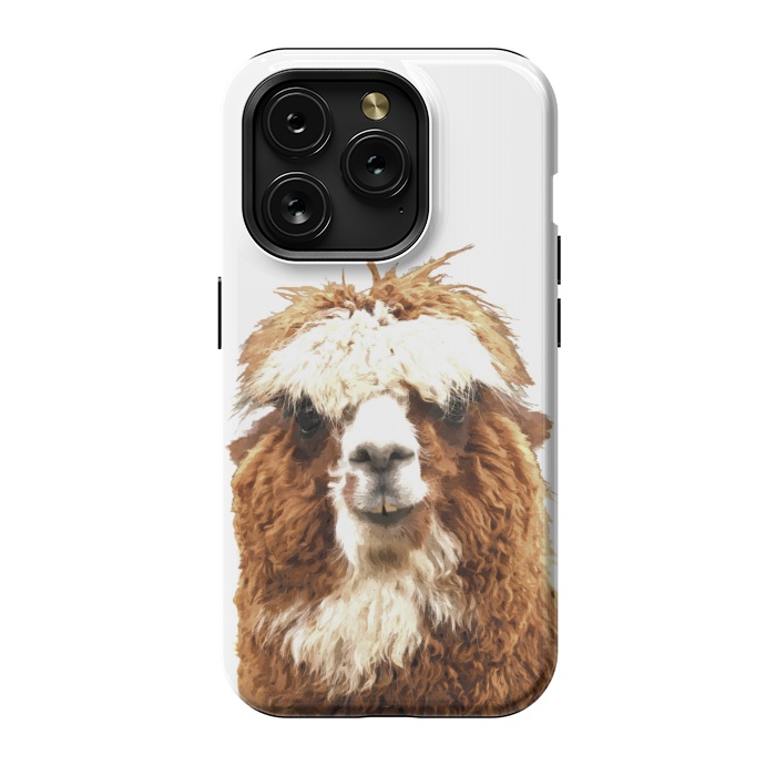 iPhone 15 Pro StrongFit Alpaca Portrait by Alemi