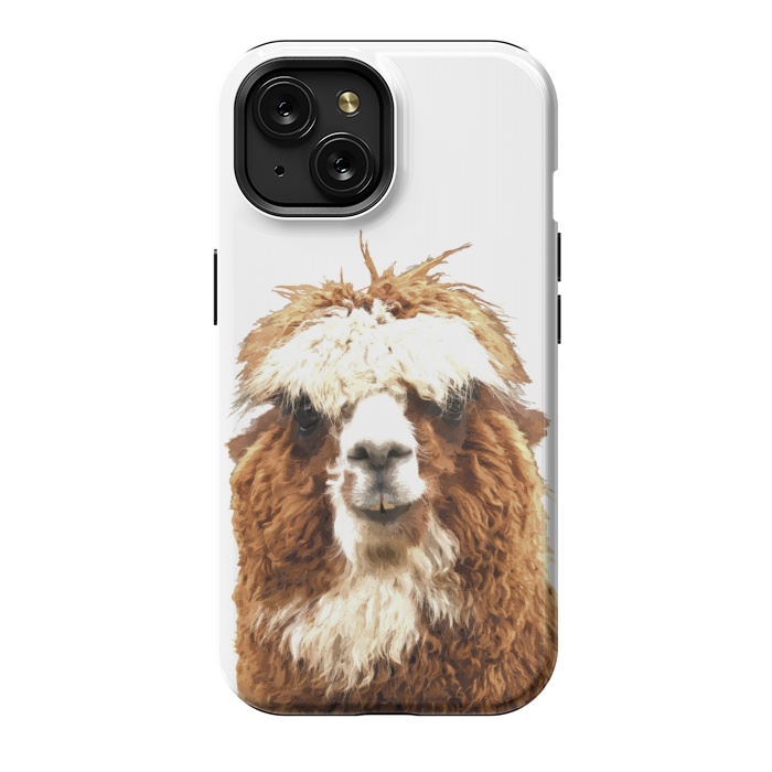 iPhone 15 StrongFit Alpaca Portrait by Alemi