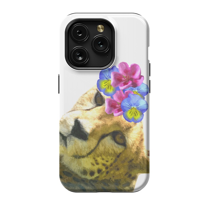 iPhone 15 Pro StrongFit Cute Cheetah by Alemi