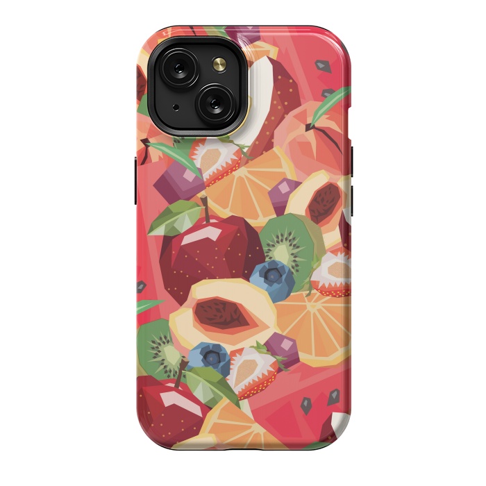 iPhone 15 StrongFit TuttiFrutti by Diana Guedez