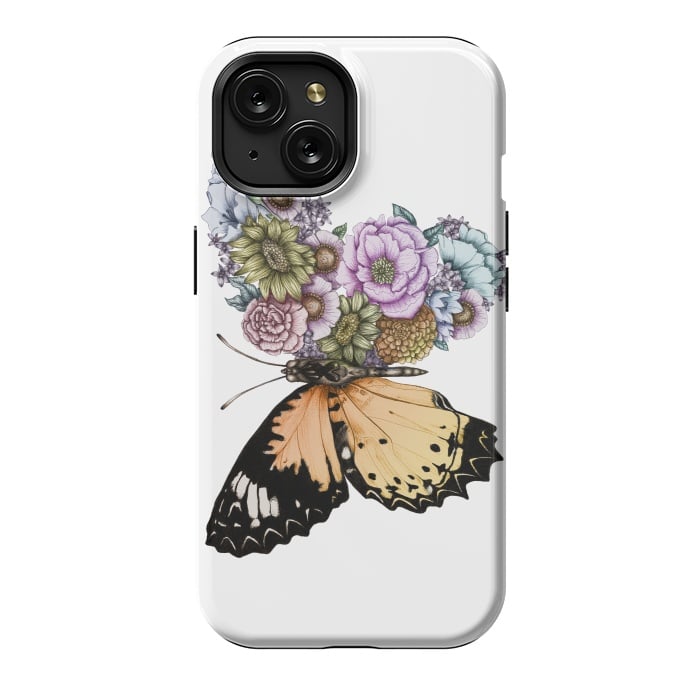 iPhone 15 StrongFit Butterfly in Bloom II by ECMazur 