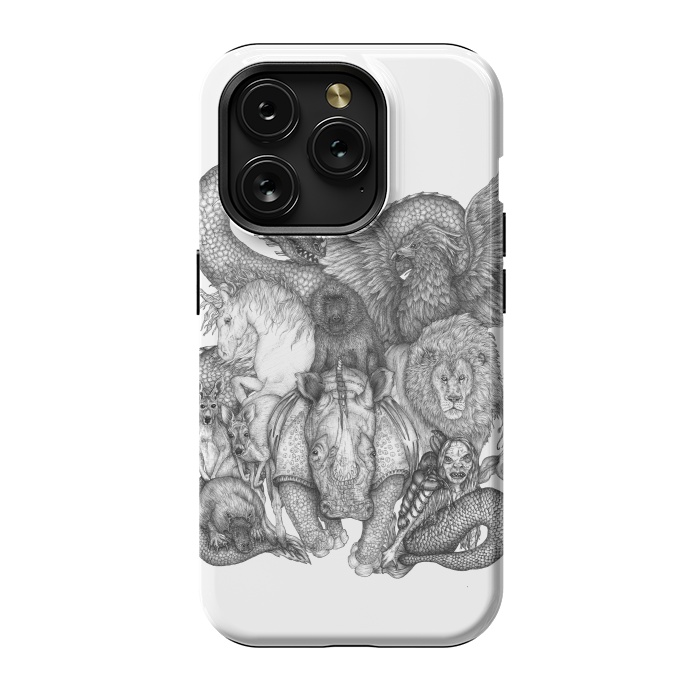 iPhone 15 Pro StrongFit The Impossible Menagerie by ECMazur 