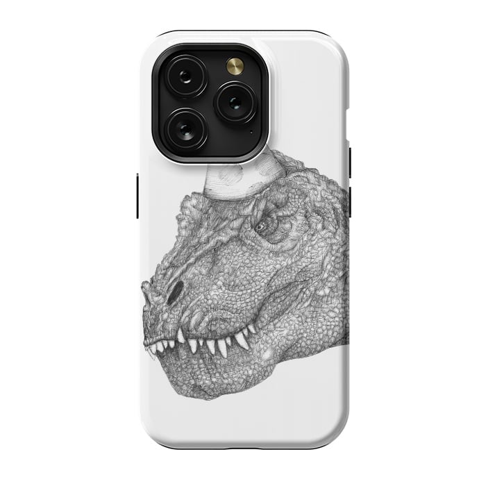 iPhone 15 Pro StrongFit Party Dinosaur by ECMazur 