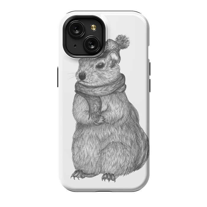 iPhone 15 StrongFit Chilly Chipmunk by ECMazur 