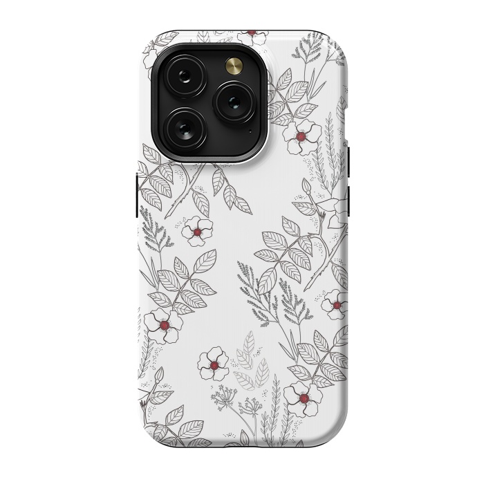 iPhone 15 Pro StrongFit Roses by Dunia Nalu