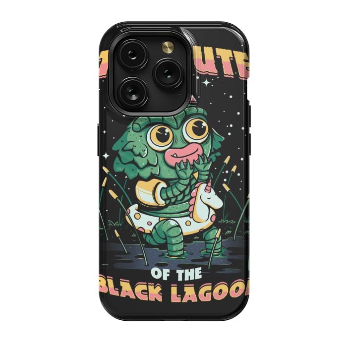 iPhone 15 Pro StrongFit Cute of the black lagoon! by Ilustrata