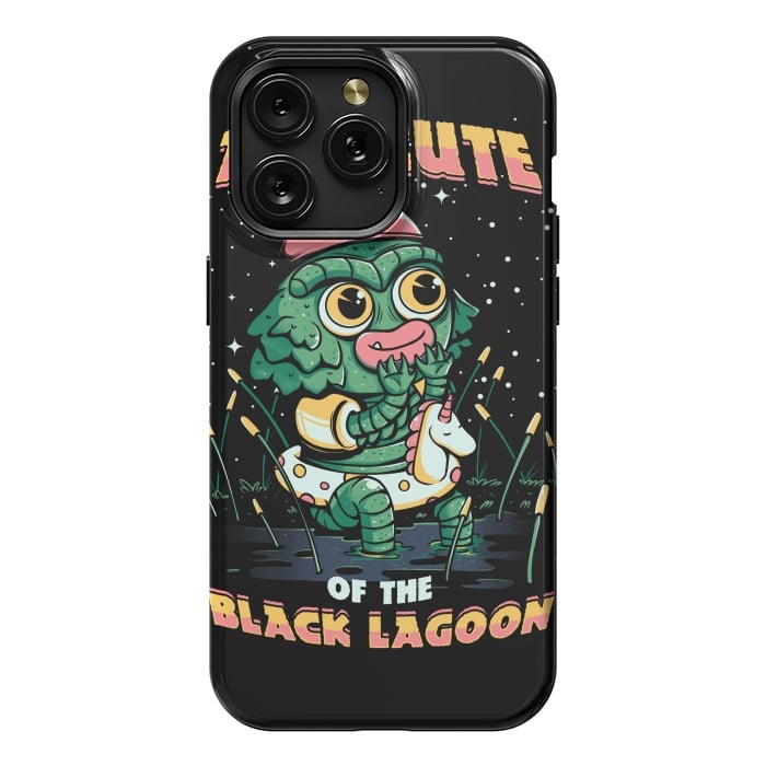 iPhone 15 Pro Max StrongFit Cute of the black lagoon! by Ilustrata