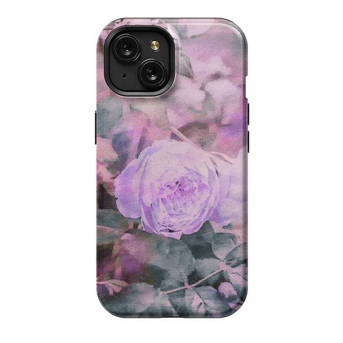 iPhone 15 StrongFit Rose Mixed Media Art by Andrea Haase