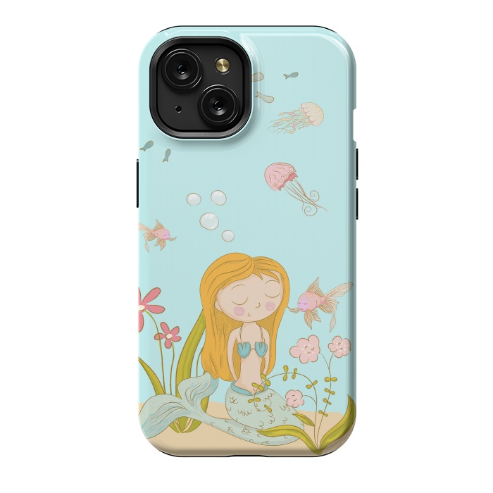 iPhone 15 StrongFit Little Mermaid by  Utart