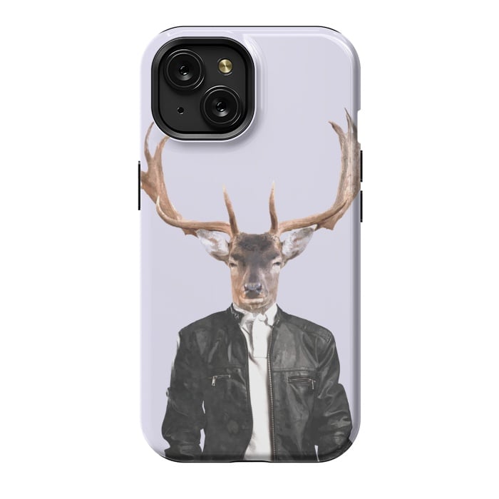 iPhone 15 StrongFit Fashionable Deer Illustration by Alemi