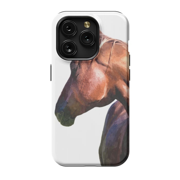 iPhone 15 Pro StrongFit Horse Portrait by Alemi