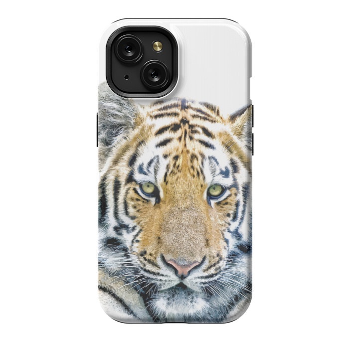 iPhone 15 StrongFit Tiger Portrait by Alemi