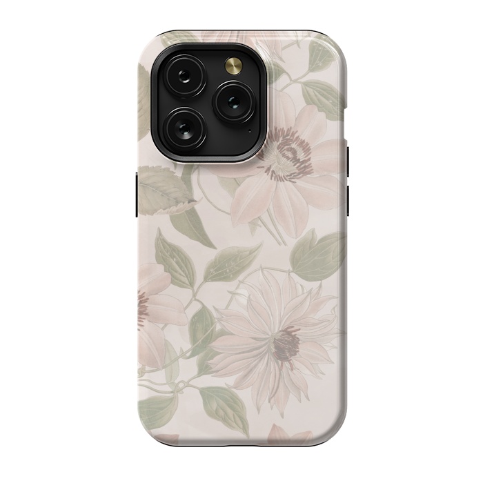 iPhone 15 Pro StrongFit Nostalgic Flowers by Andrea Haase