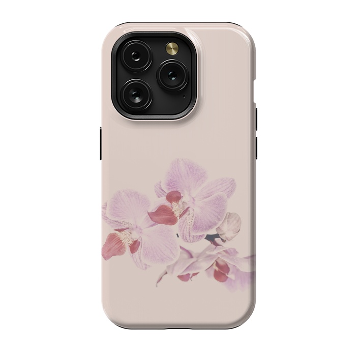 iPhone 15 Pro StrongFit Orchid In Soft Pastel Pink by Andrea Haase
