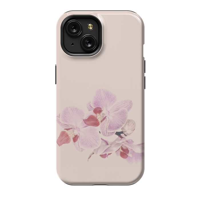 iPhone 15 StrongFit Orchid In Soft Pastel Pink by Andrea Haase