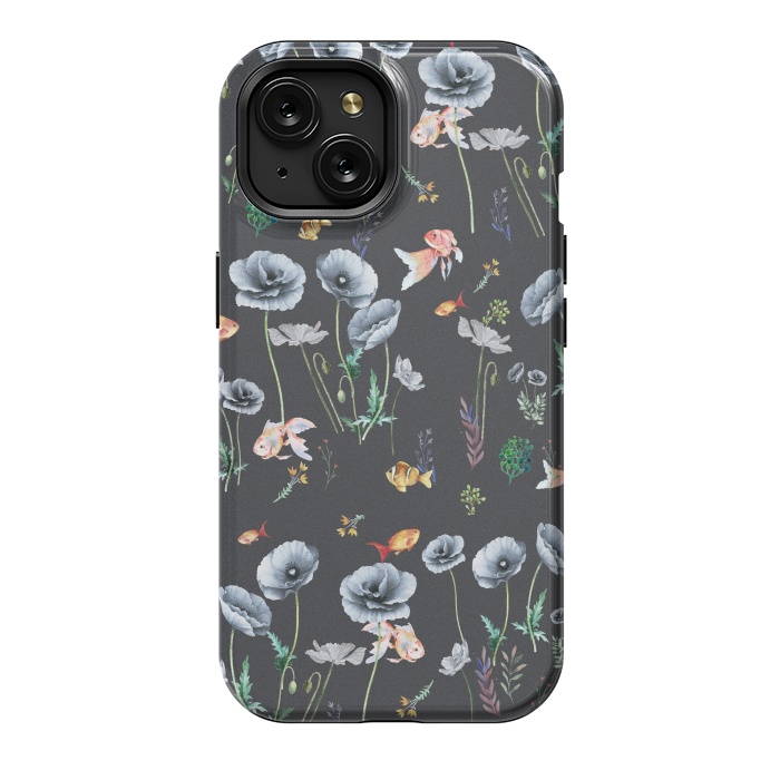 iPhone 15 StrongFit Fishes & Garden by ''CVogiatzi.