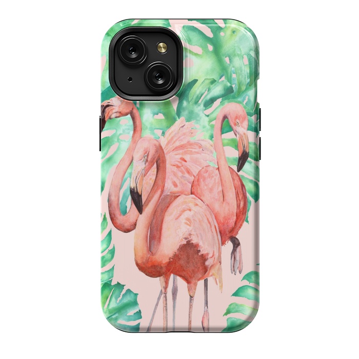 iPhone 15 StrongFit Flamingo Ivelin by ''CVogiatzi.