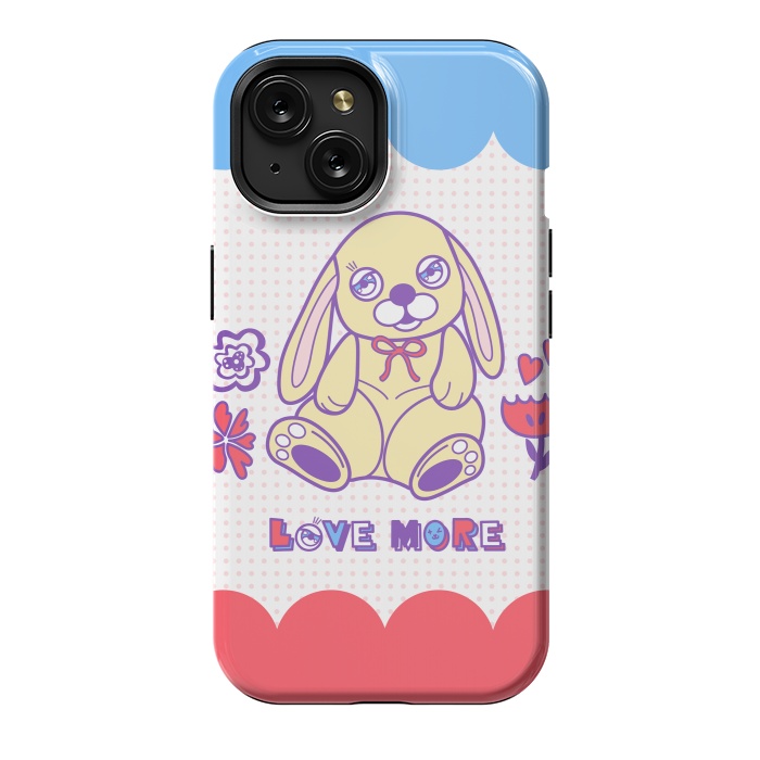 iPhone 15 StrongFit CUTIE RABBIT by Michael Cheung