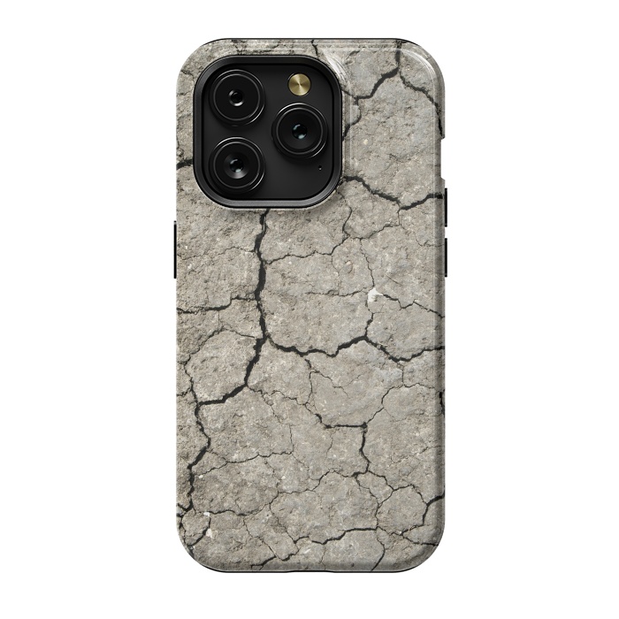 iPhone 15 Pro StrongFit Dried-out Cracked Soil by Andrea Haase