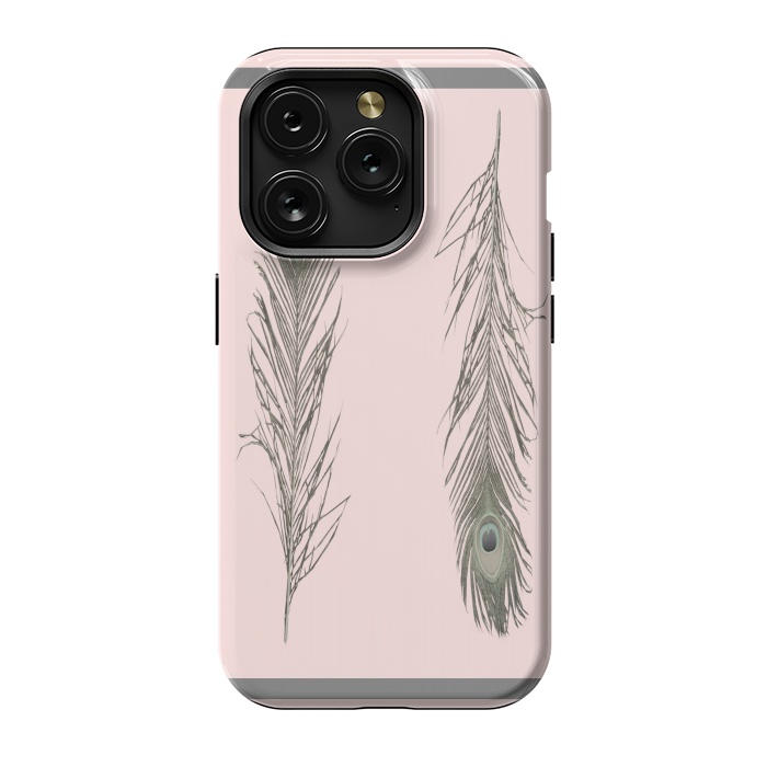 iPhone 15 Pro StrongFit Feather Style by Joanna Vog