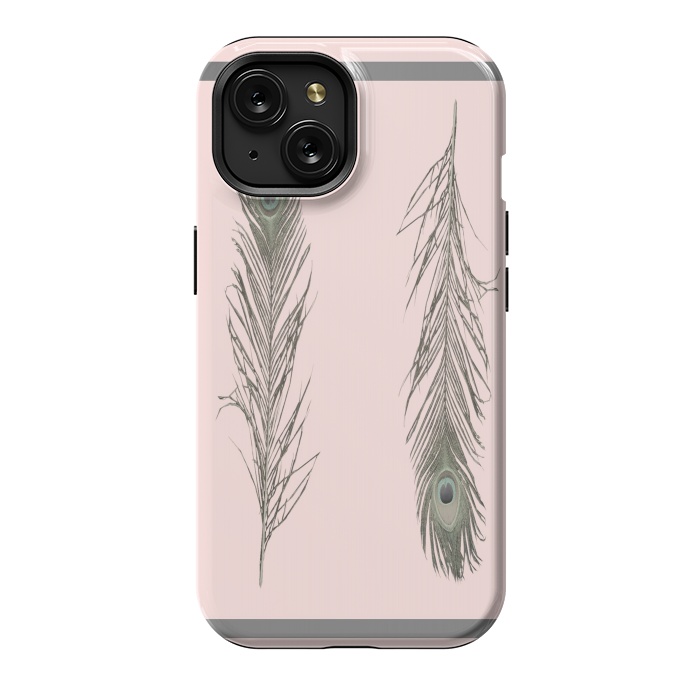 iPhone 15 StrongFit Feather Style by Joanna Vog