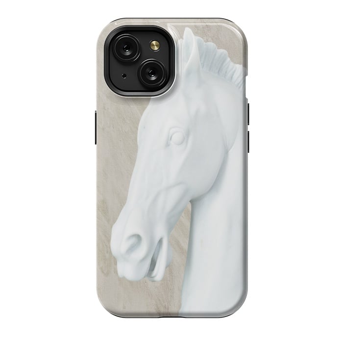 iPhone 15 StrongFit Ancient Sculpture Horse Decor  by Joanna Vog