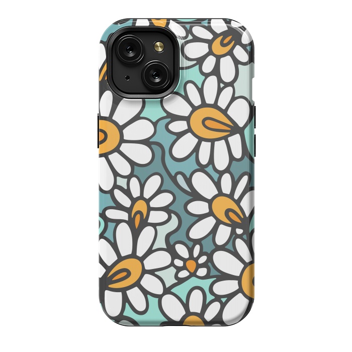iPhone 15 StrongFit Daisies by Majoih