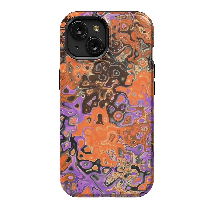 iPhone 15 StrongFit Luminous Liquid Pattern V2 by Creativeaxle