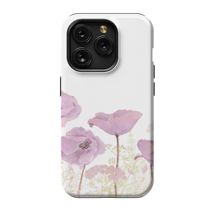 iPhone 15 Pro StrongFit Pink Poppy Dream by  Utart