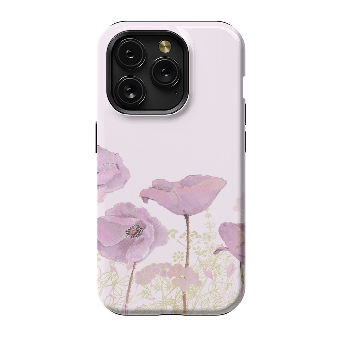 iPhone 15 Pro StrongFit Rose Gold Poppy Dream by  Utart