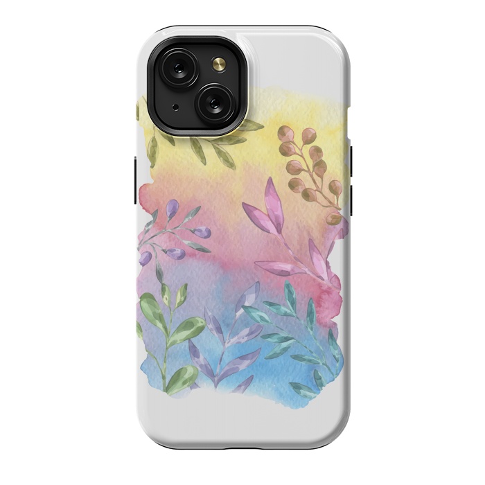 iPhone 15 StrongFit Shades of Leaves by Creativeaxle