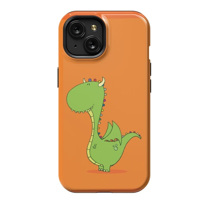 iPhone 15 StrongFit MOMMY'S LITTLE DRAGON! by Mangulica