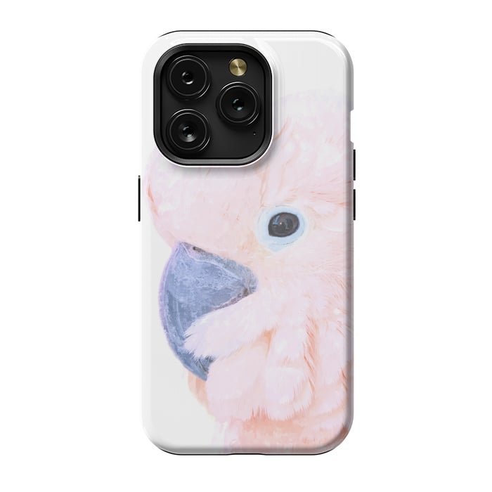 iPhone 15 Pro StrongFit Pink Cockatoo by Alemi