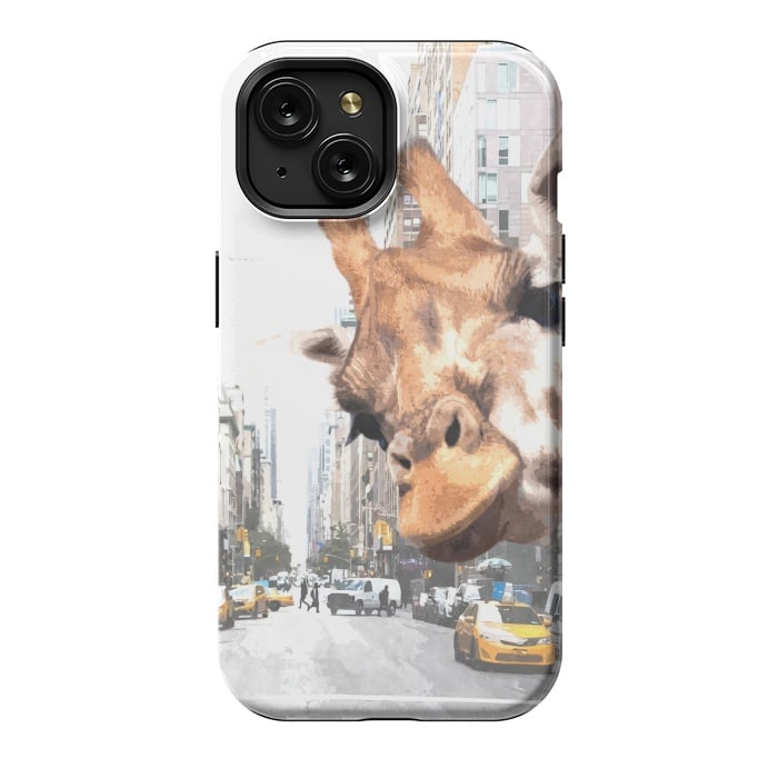 iPhone 15 StrongFit Selfie Giraffe in NYC by Alemi