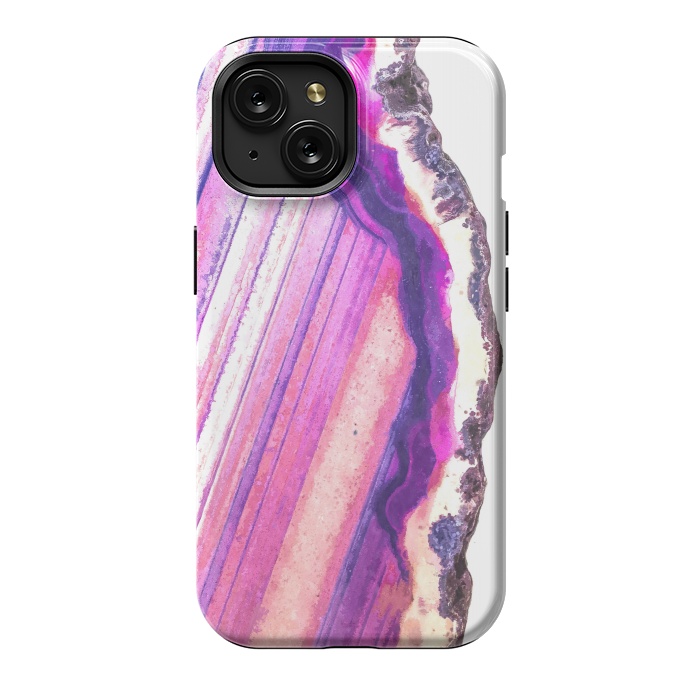 iPhone 15 StrongFit Violet Agate Illustration by Alemi