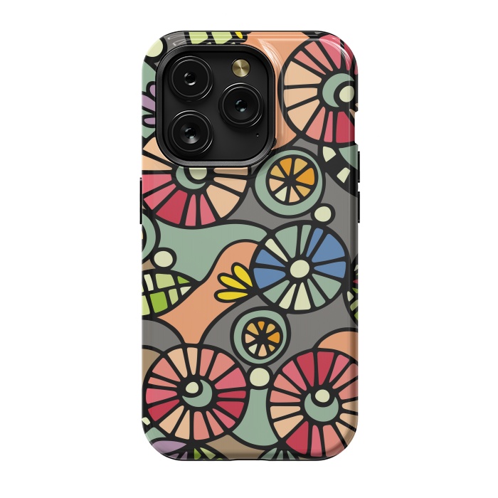 iPhone 15 Pro StrongFit Wild Flowers by Majoih