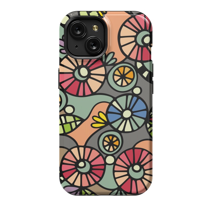 iPhone 15 StrongFit Wild Flowers by Majoih