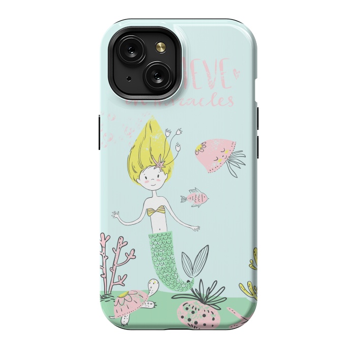 iPhone 15 StrongFit Believe in mermaids by  Utart