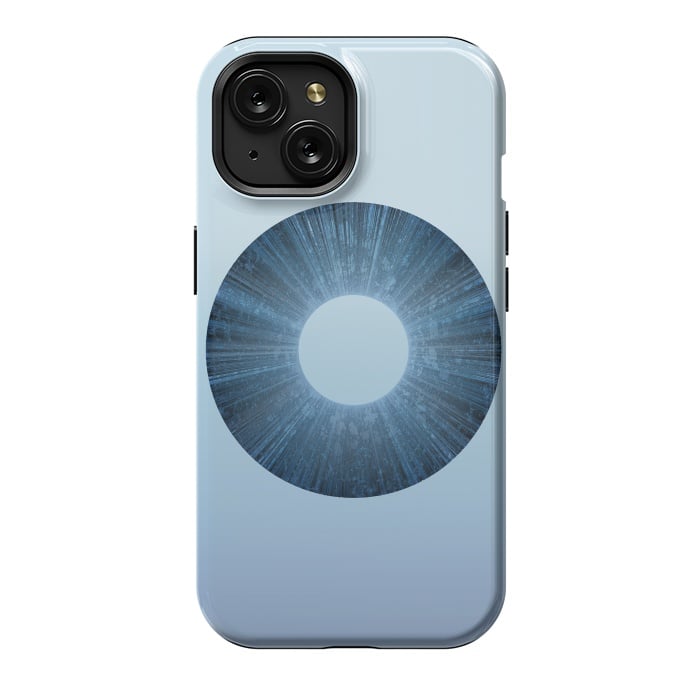 iPhone 15 StrongFit Blue Iris Object by Andrea Haase