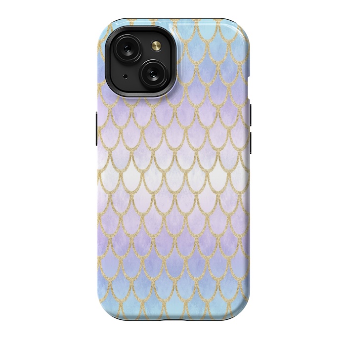iPhone 15 StrongFit Pretty Mermaid Scales 06 by Angelika Parker