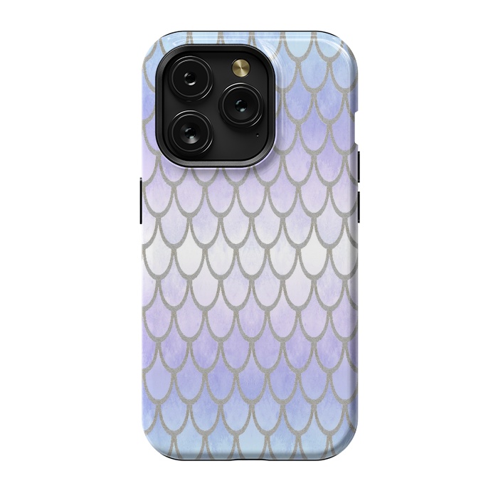iPhone 15 Pro StrongFit Pretty Mermaid Scales 01 by Angelika Parker