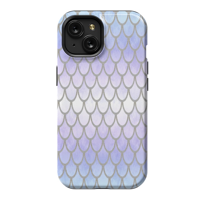 iPhone 15 StrongFit Pretty Mermaid Scales 01 by Angelika Parker