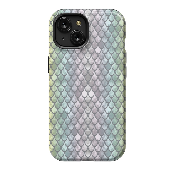 iPhone 15 StrongFit New Mermaid Scales  by Angelika Parker