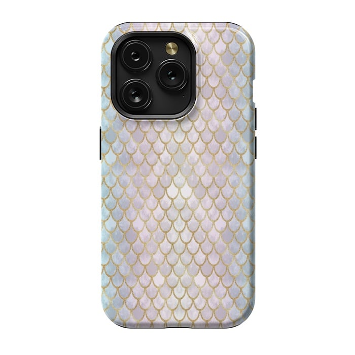 iPhone 15 Pro StrongFit Pretty Mermaid Scales 22 by Angelika Parker