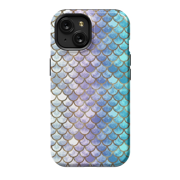 iPhone 15 StrongFit Pretty Mermaid Scales 38 by Angelika Parker
