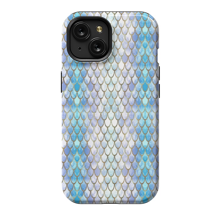 iPhone 15 StrongFit Pretty Mermaid Scales 41 by Angelika Parker
