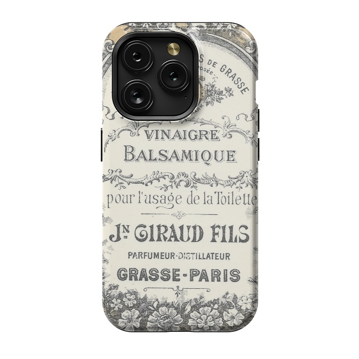 iPhone 15 Pro StrongFit Vintage French Typography by Andrea Haase
