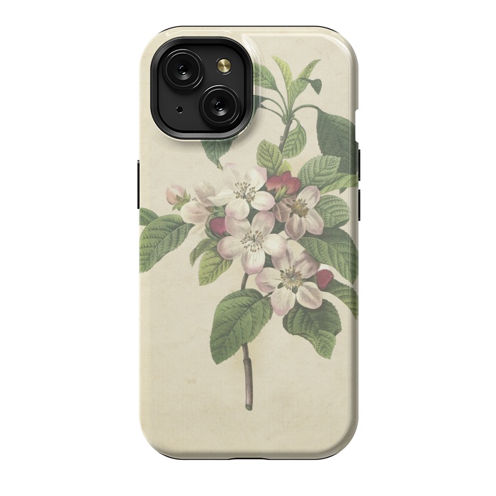 iPhone 15 StrongFit Vintage Apple Blossom Painting by Andrea Haase