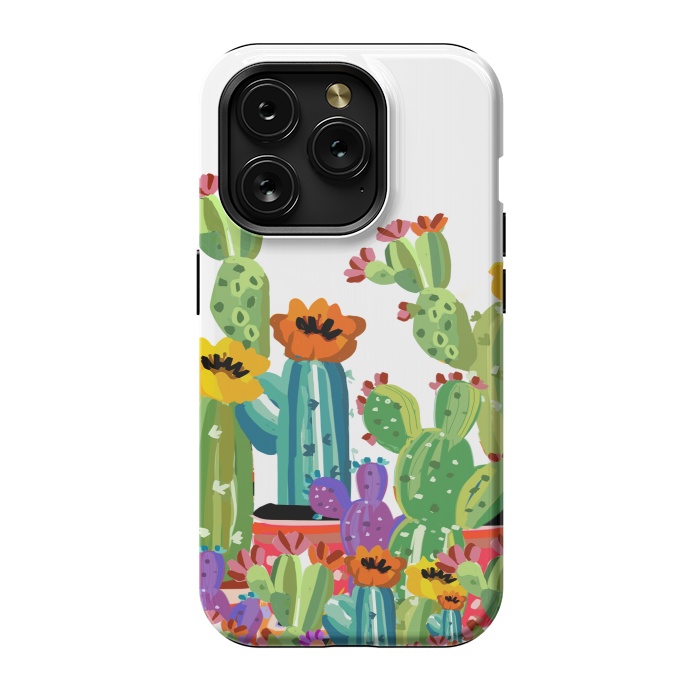 iPhone 15 Pro StrongFit cactus land by MUKTA LATA BARUA